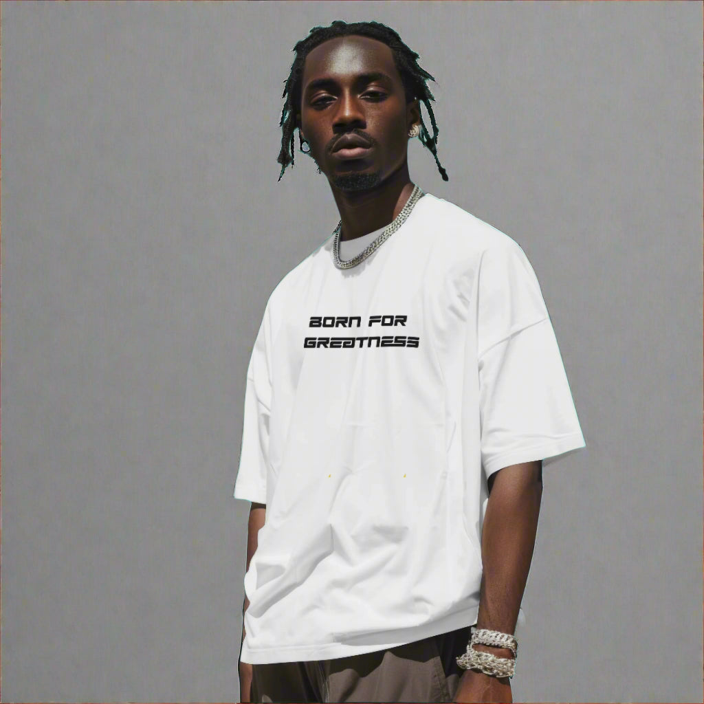 Born For Greatness Tee – White